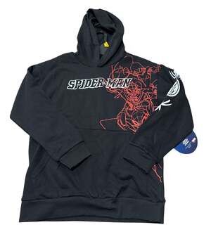 Spider-Man Boys Fashion Hoodie with Long Sleeves, Sizes 10-12 L